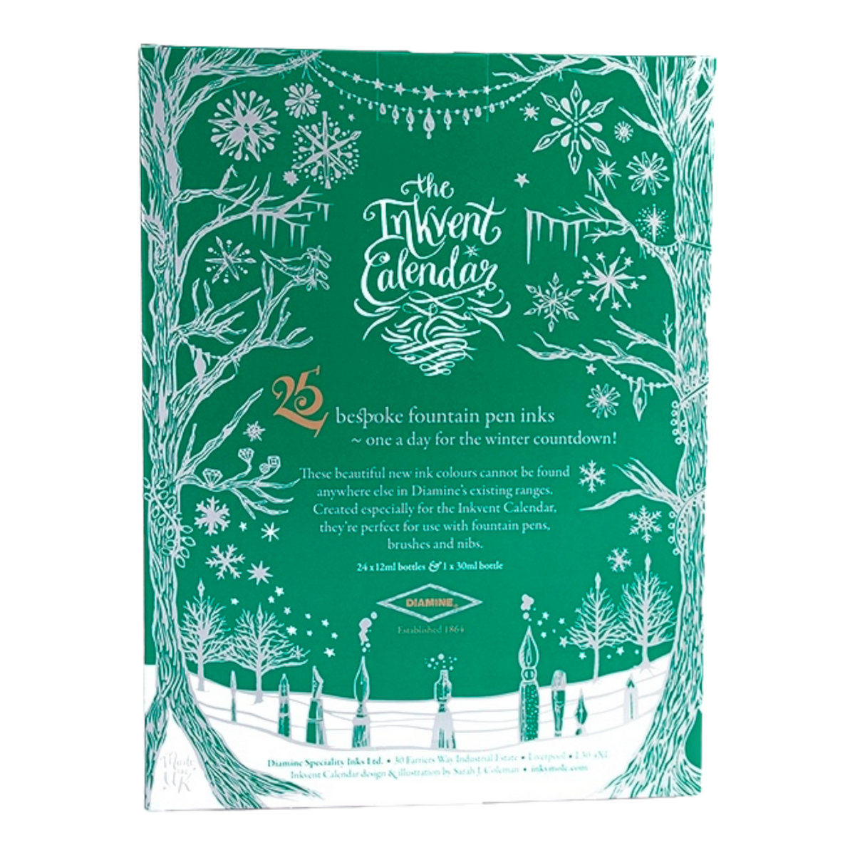 Diamine Inkvent Calendar 2022 Green Edition – The Izumi Pen Company